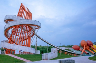 年轮观景塔,小蛮腰观景塔+玻璃水滑,天空树观景
